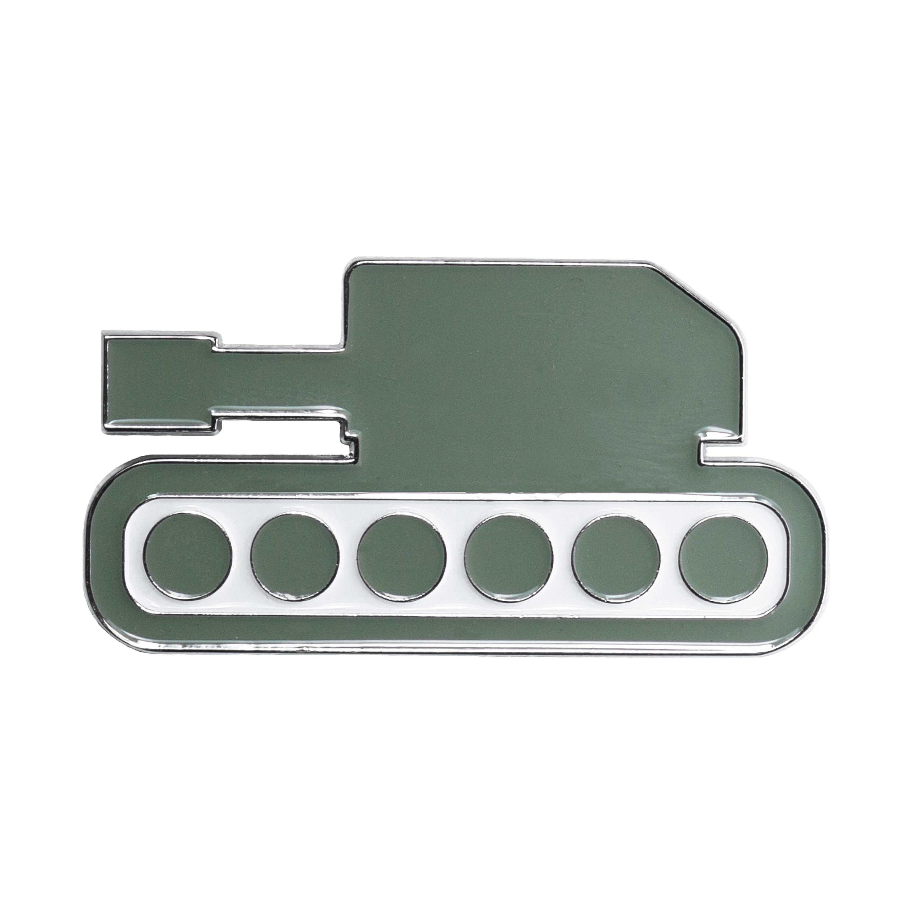 DEC O WAR TANK ENAMEL PIN